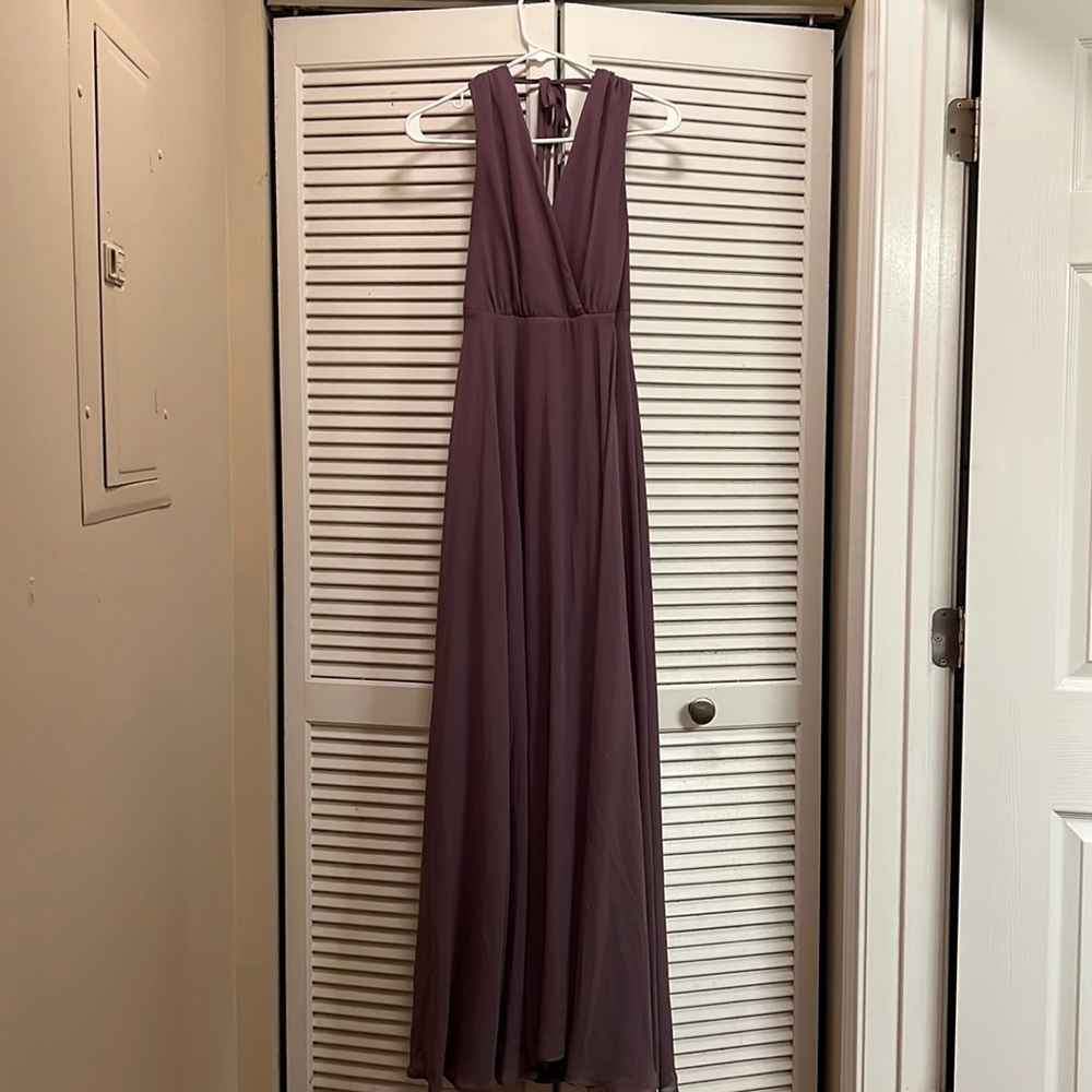Lulu’s Lavendar Floor Length Dress Size Small